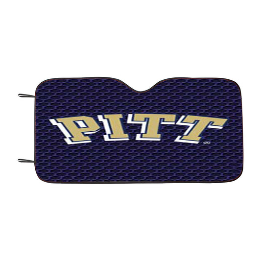 Pitt Panthers Honeycomb Car Auto Sun Shade Windshield Cover