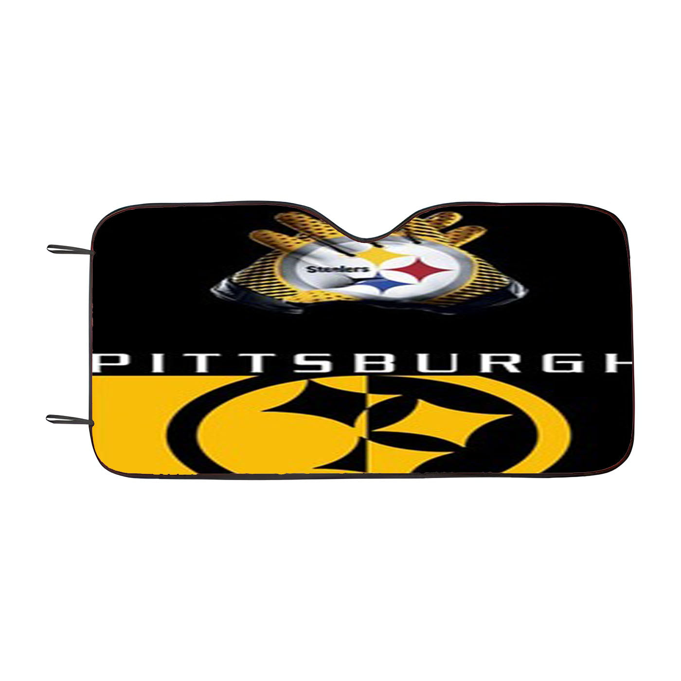 Pittsburgh Steelers New Car Auto Sun Shade Windshield Cover