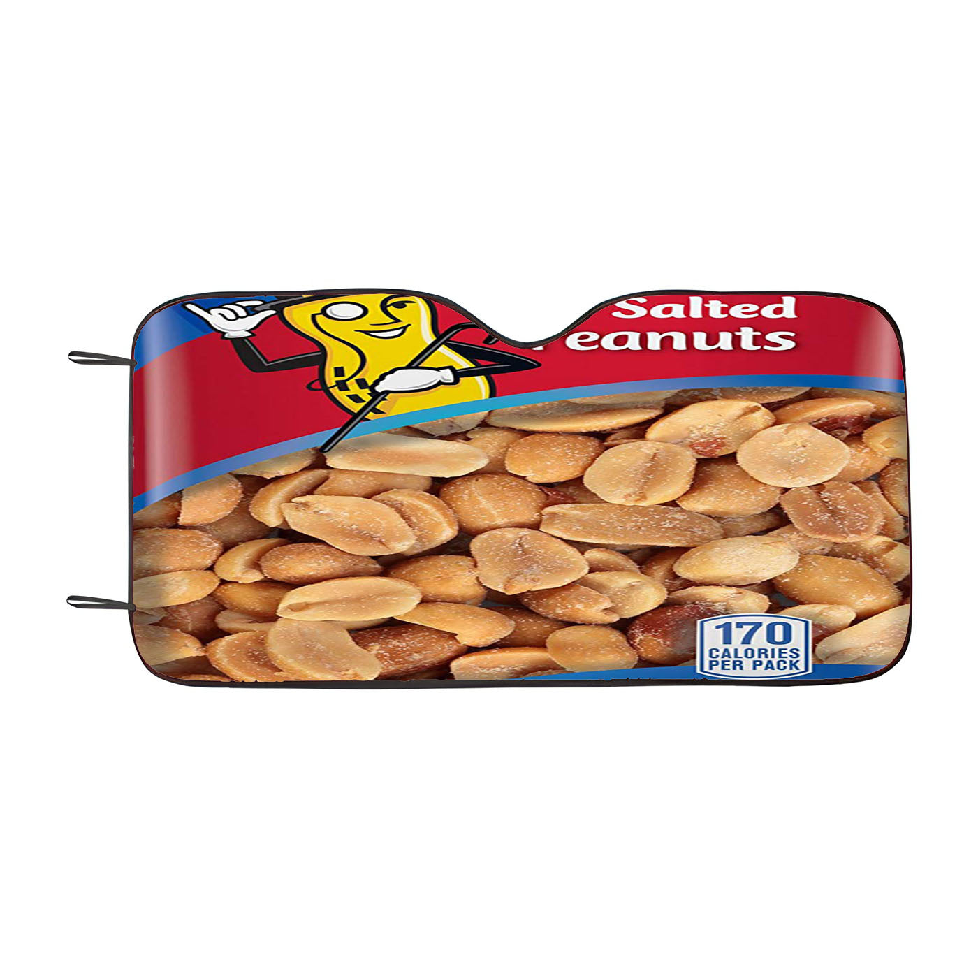Planters Salted Mr Peanuts Car Auto Sun Shade Windshield Cover