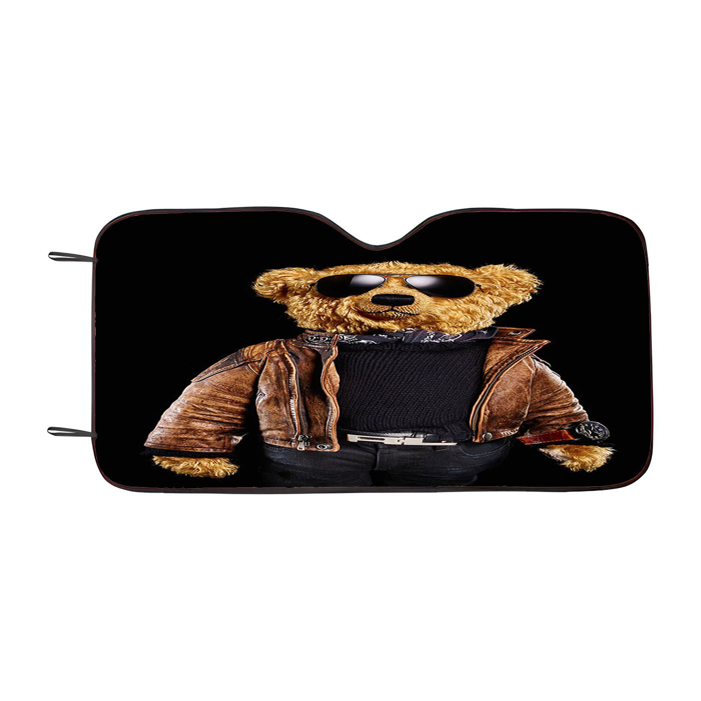 Polo Bear White Suit Tuxedo Car Auto Sun Shade Windshield Cover