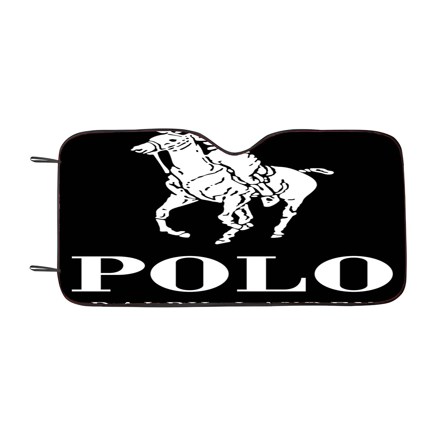 Polo Ralph Lauren Logo Black White Car Auto Sun Shade Windshield Cover