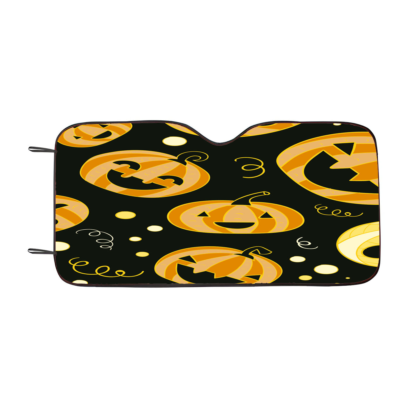 Pumpkins Pattern Halloween Car Auto Sun Shade Windshield Cover