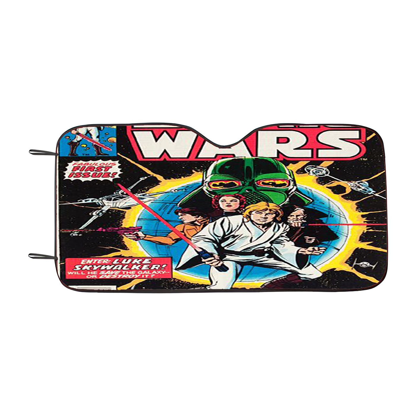 Retro Star Wars Comic Car Auto Sun Shade Windshield Cover