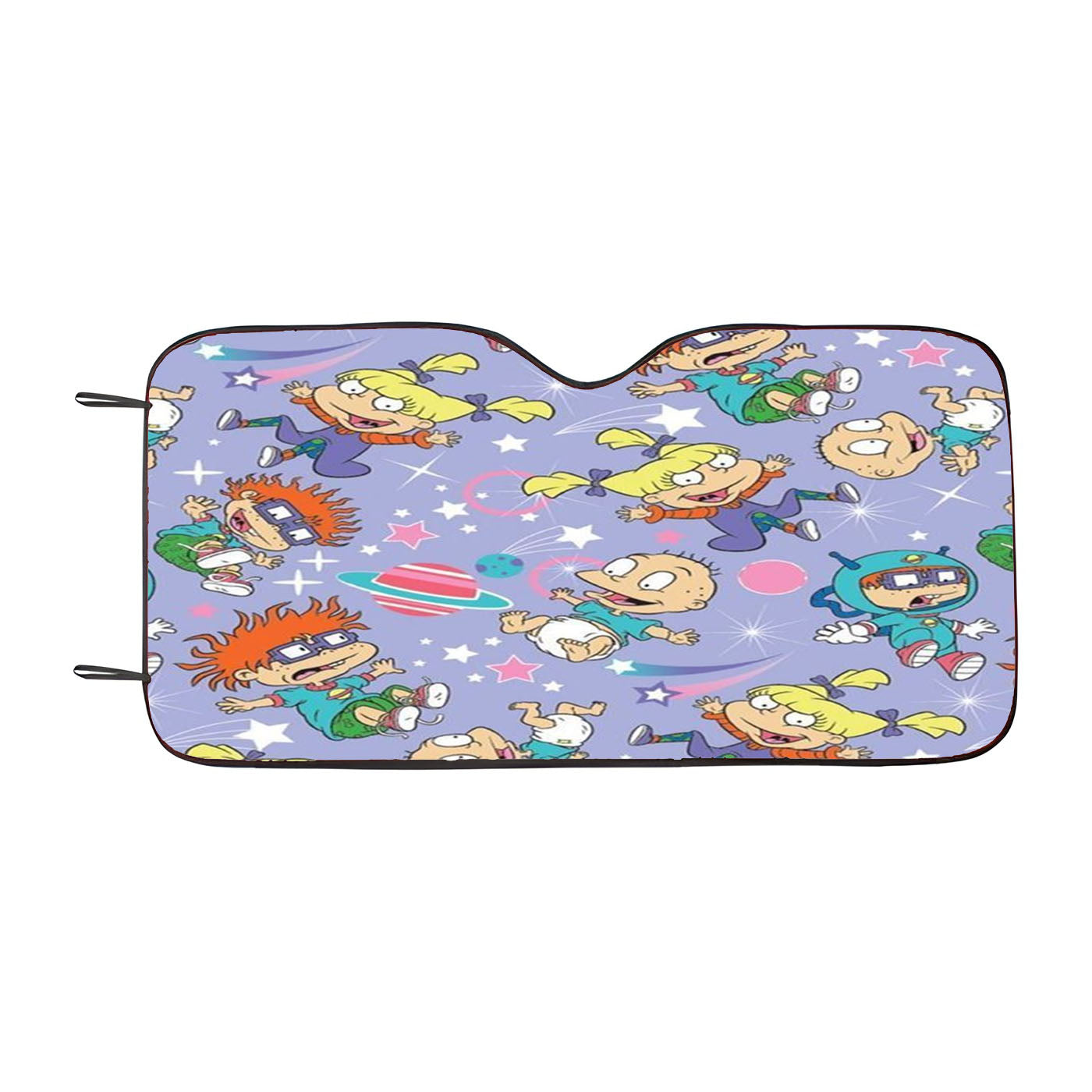 Rugrats Pattern Plannet Wallpaper Car Auto Sun Shade Windshield Cover