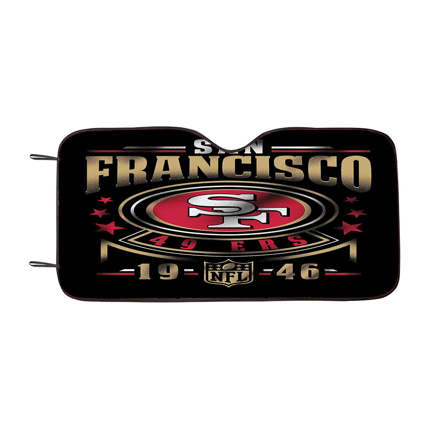 San Francisco 49Ers Nike Helmet Logo Car Auto Sun Shade Windshield Cover