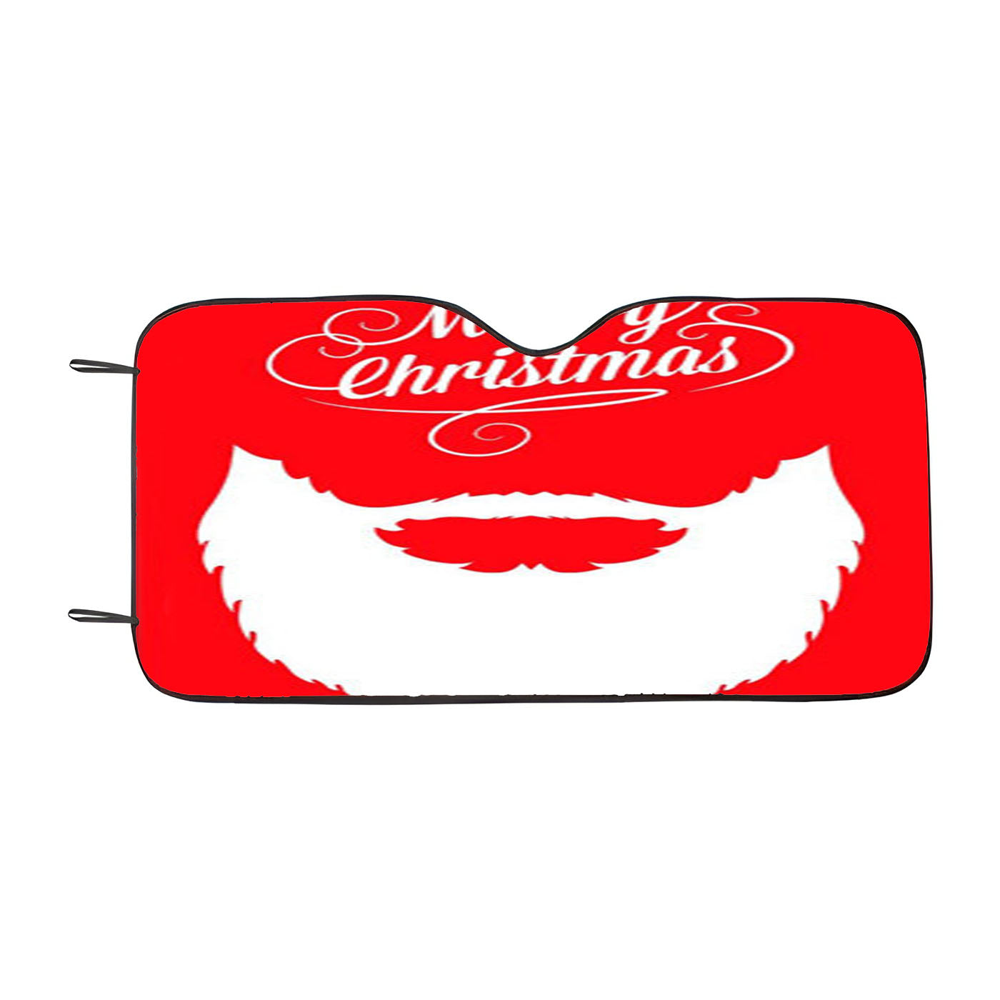 Santa Christmas Pink Car Auto Sun Shade Windshield Cover