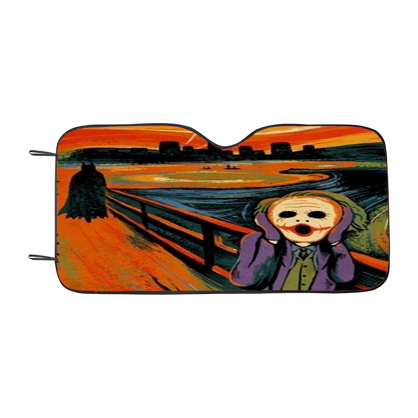 Scream Batman Car Auto Sun Shade Windshield Cover