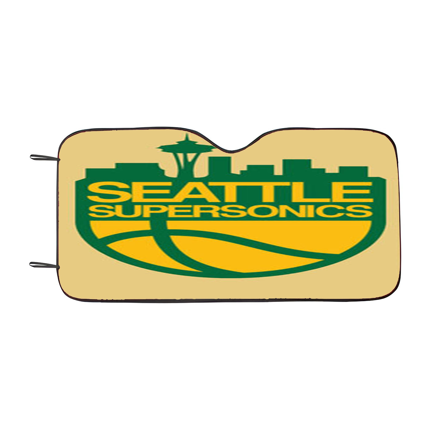 Seattle Supersonics Emblem Car Auto Sun Shade Windshield Cover