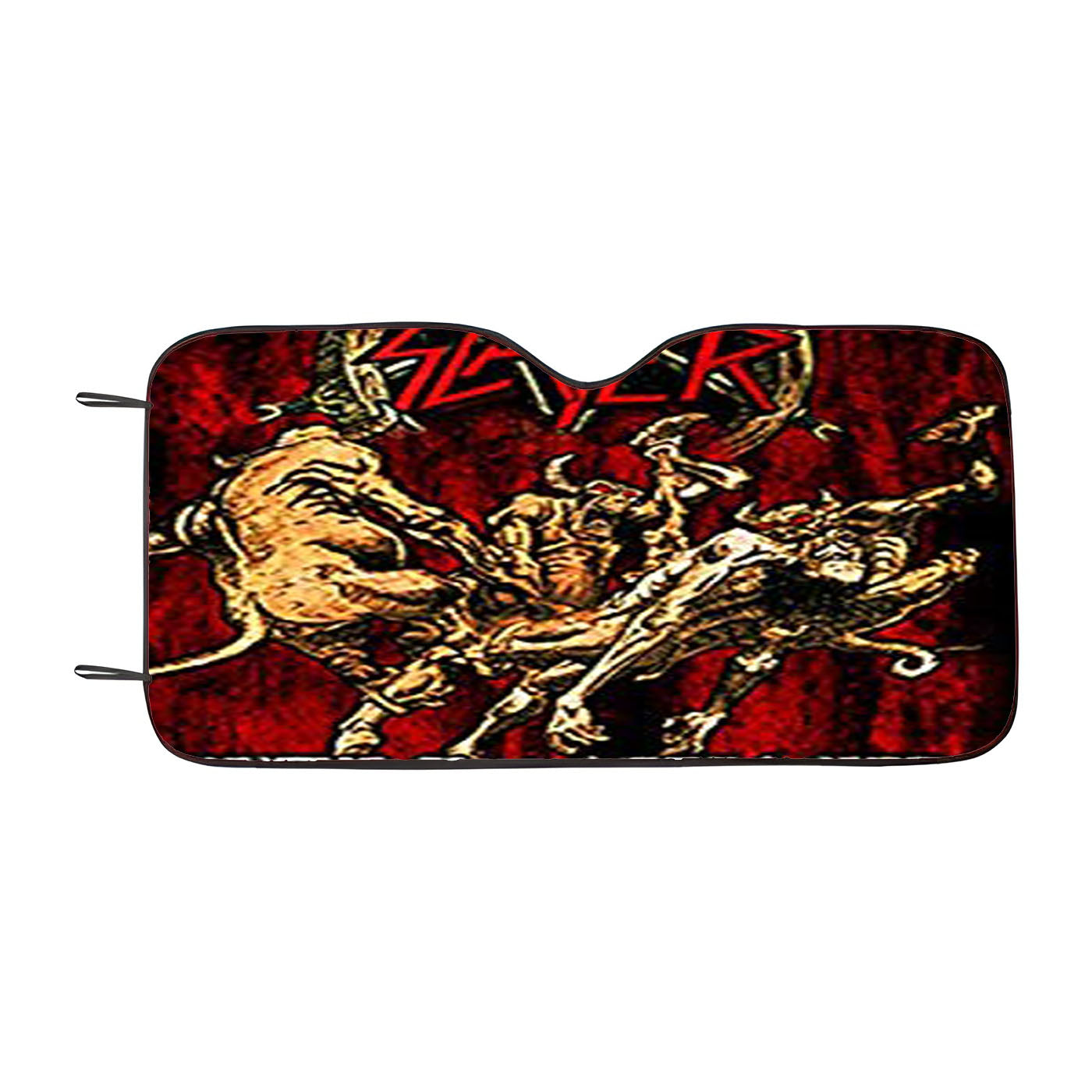 Slayer Hell Awaits Black Metal Band Car Auto Sun Shade Windshield Cover
