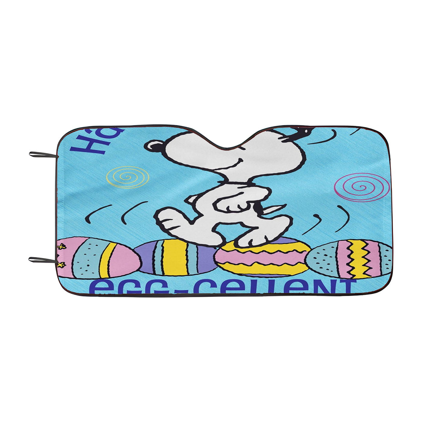 Snoopy Easter Car Auto Sun Shade Windshield Cover