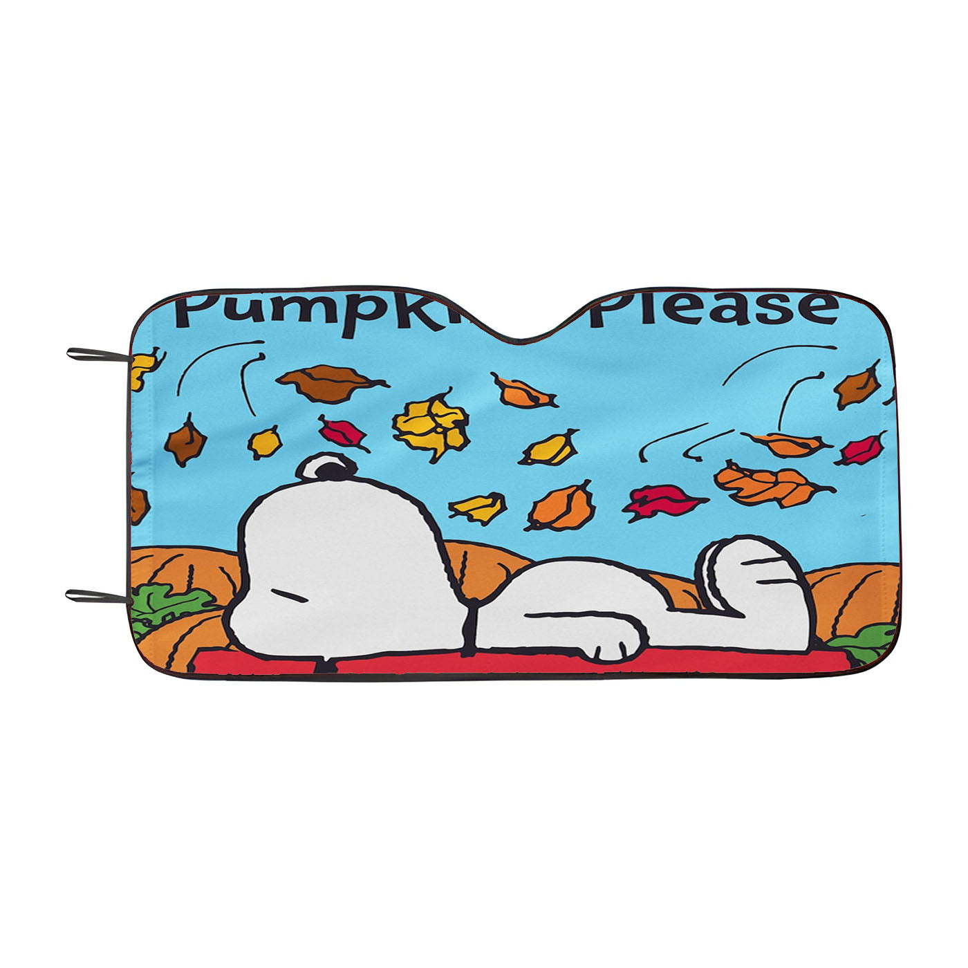 Snoopy Falling Leaves Car Auto Sun Shade Windshield Cover