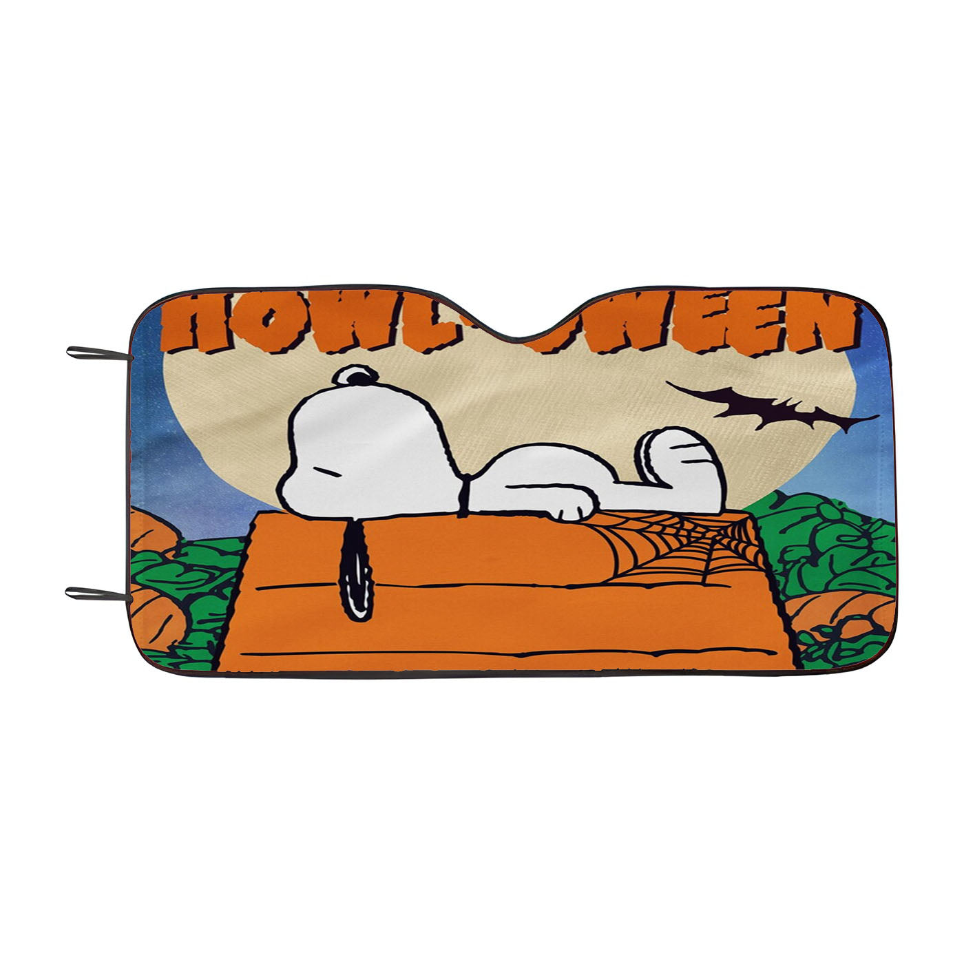 Snoopy Halloween Car Auto Sun Shade Windshield Cover