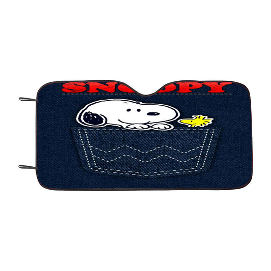 Snoopy Peanuts Car Auto Sun Shade Windshield Cover