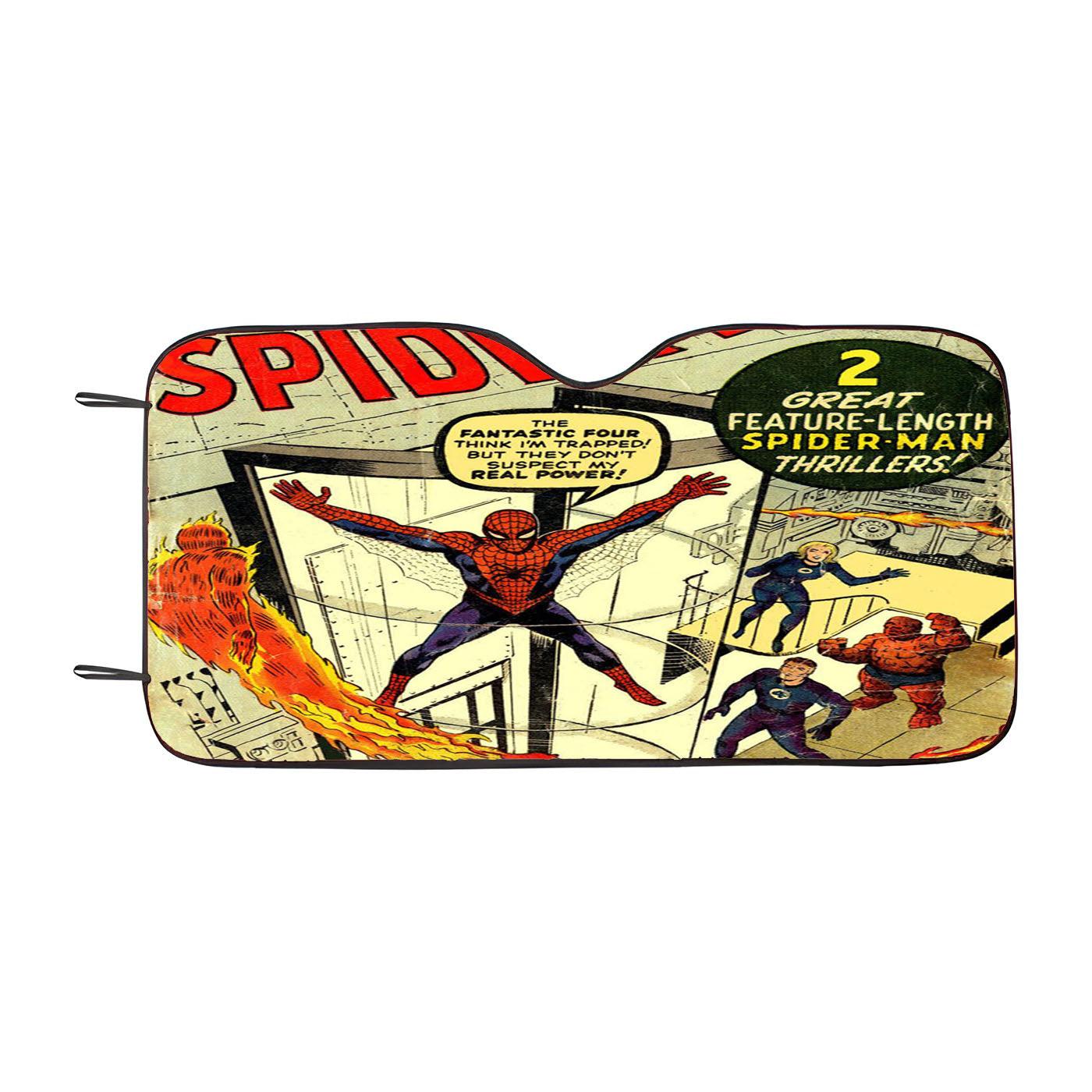 Spiderman Comic Car Auto Sun Shade Windshield Cover