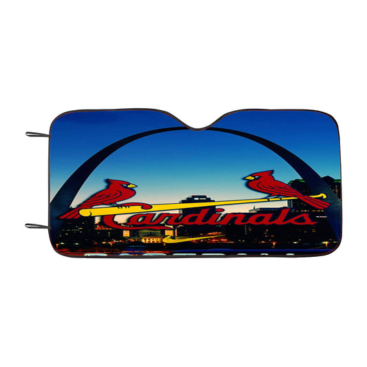 St Louis Cardinals Stadium Car Auto Sun Shade Windshield Cover