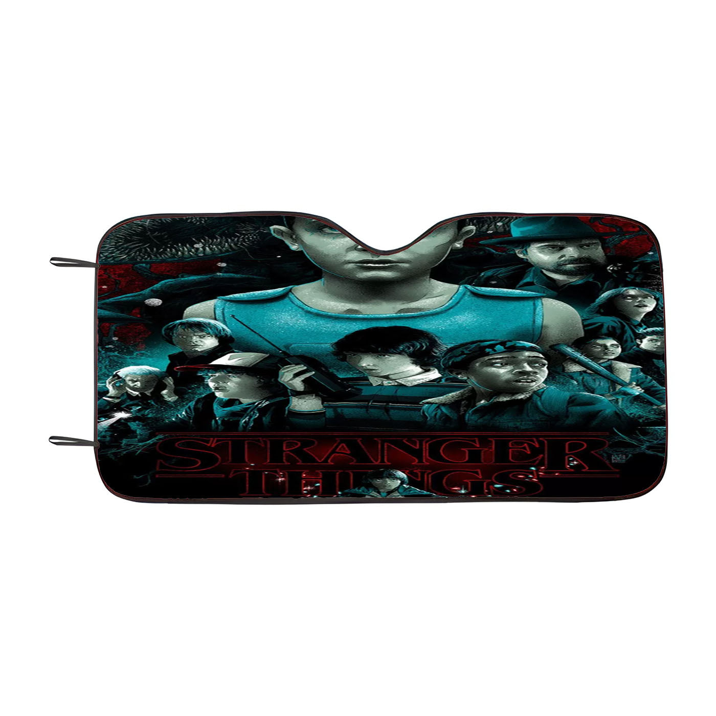 Stanger Things Art Character Poster Car Auto Sun Shade Windshield Cover