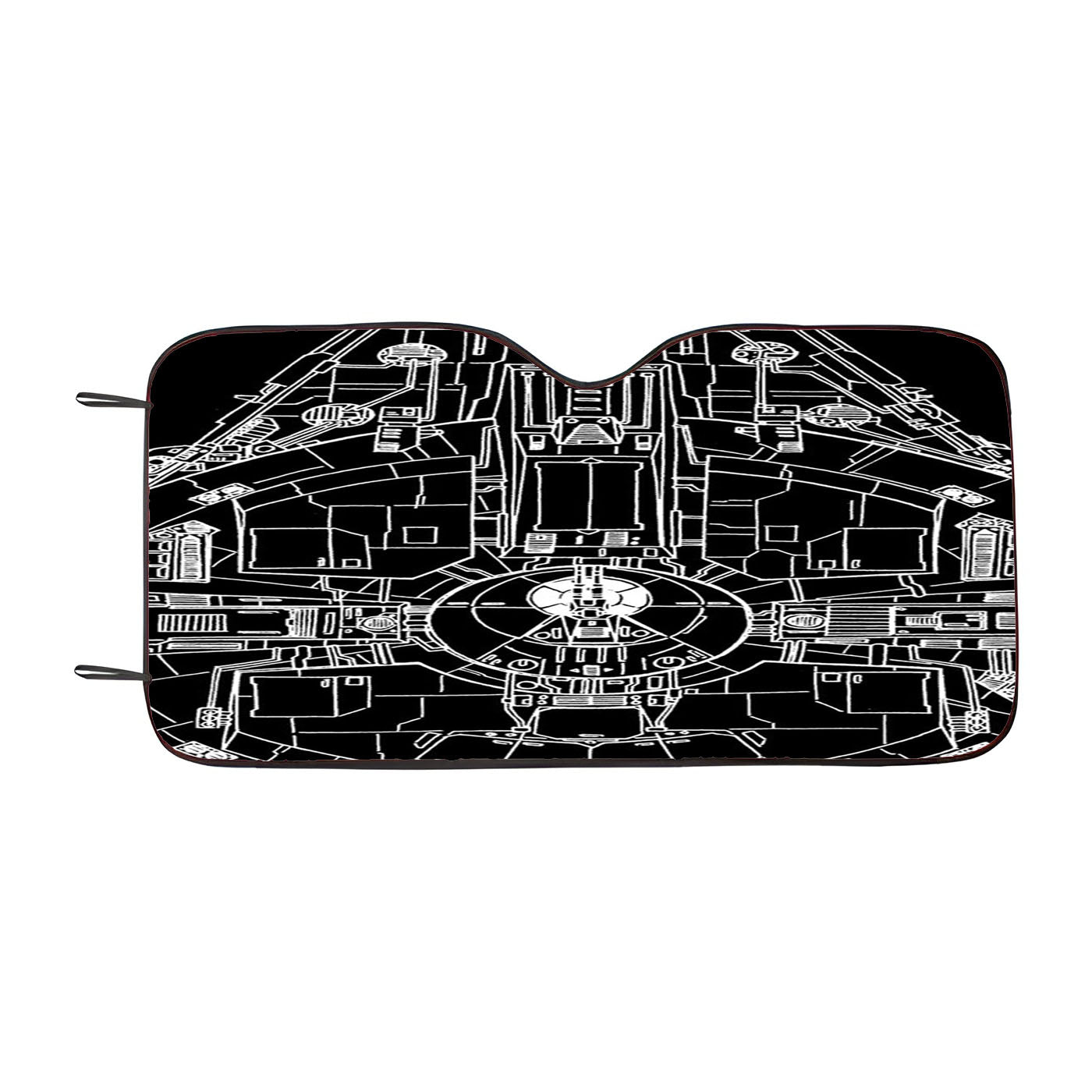 Star Wars Falcon Car Auto Sun Shade Windshield Cover