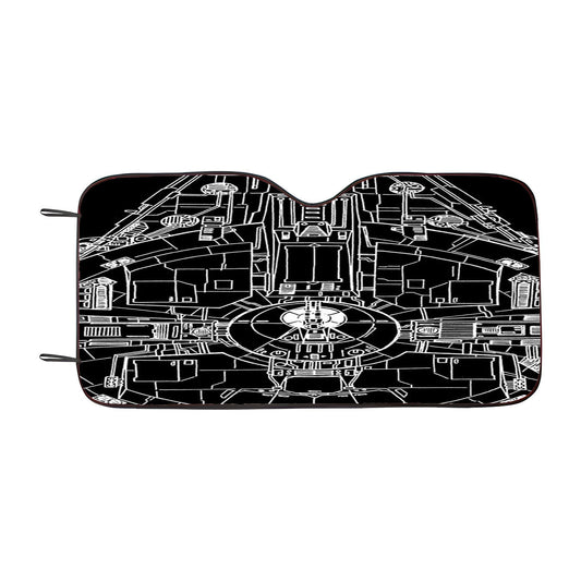 Star Wars Falcon Car Auto Sun Shade Windshield Cover