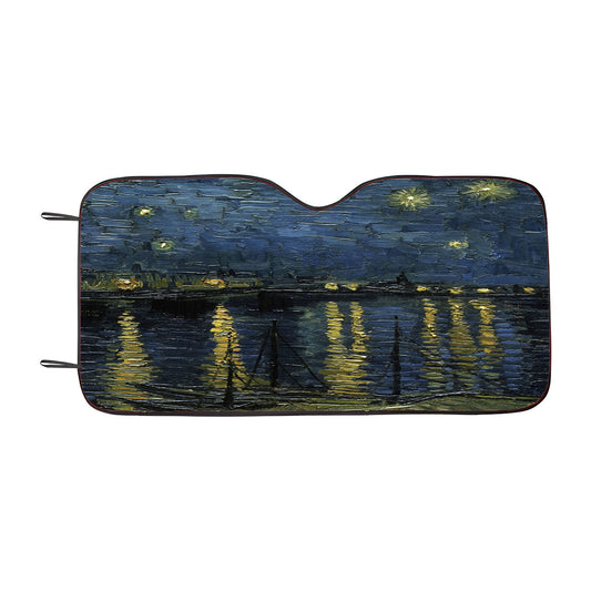 Starry Night Van Gogh Car Auto Sun Shade Windshield Cover
