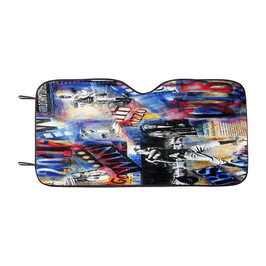 Story Of Chicago Cubs Car Auto Sun Shade Windshield Cover