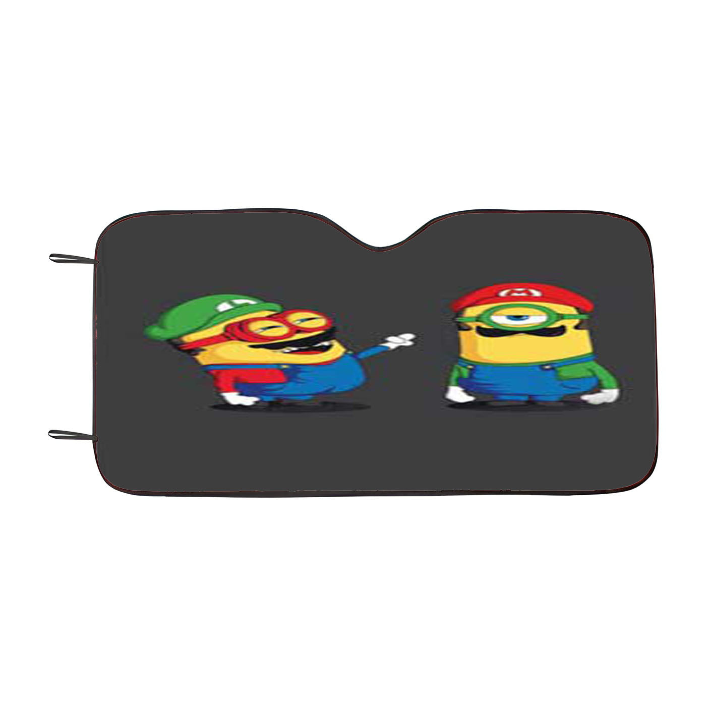 Super Mario Minions Car Auto Sun Shade Windshield Cover