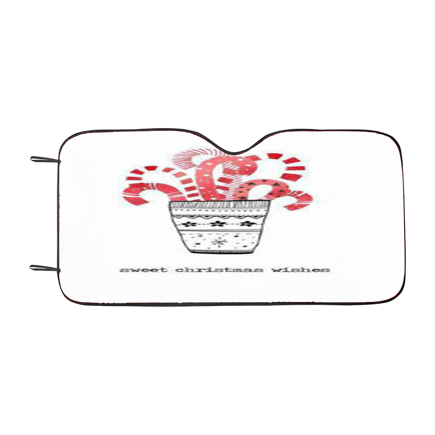 Sweet Christmas Wishes Car Auto Sun Shade Windshield Cover