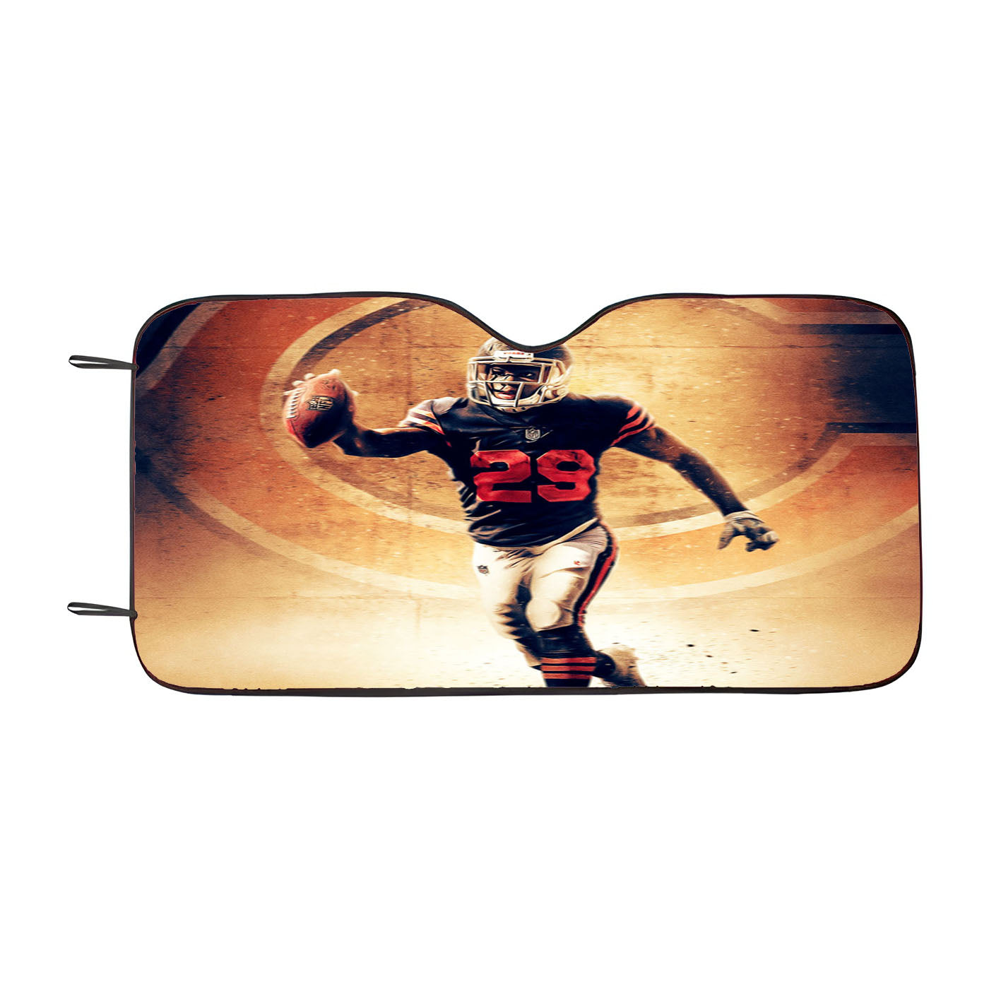 Tarik Cohen Chicago Bear Car Auto Sun Shade Windshield Cover