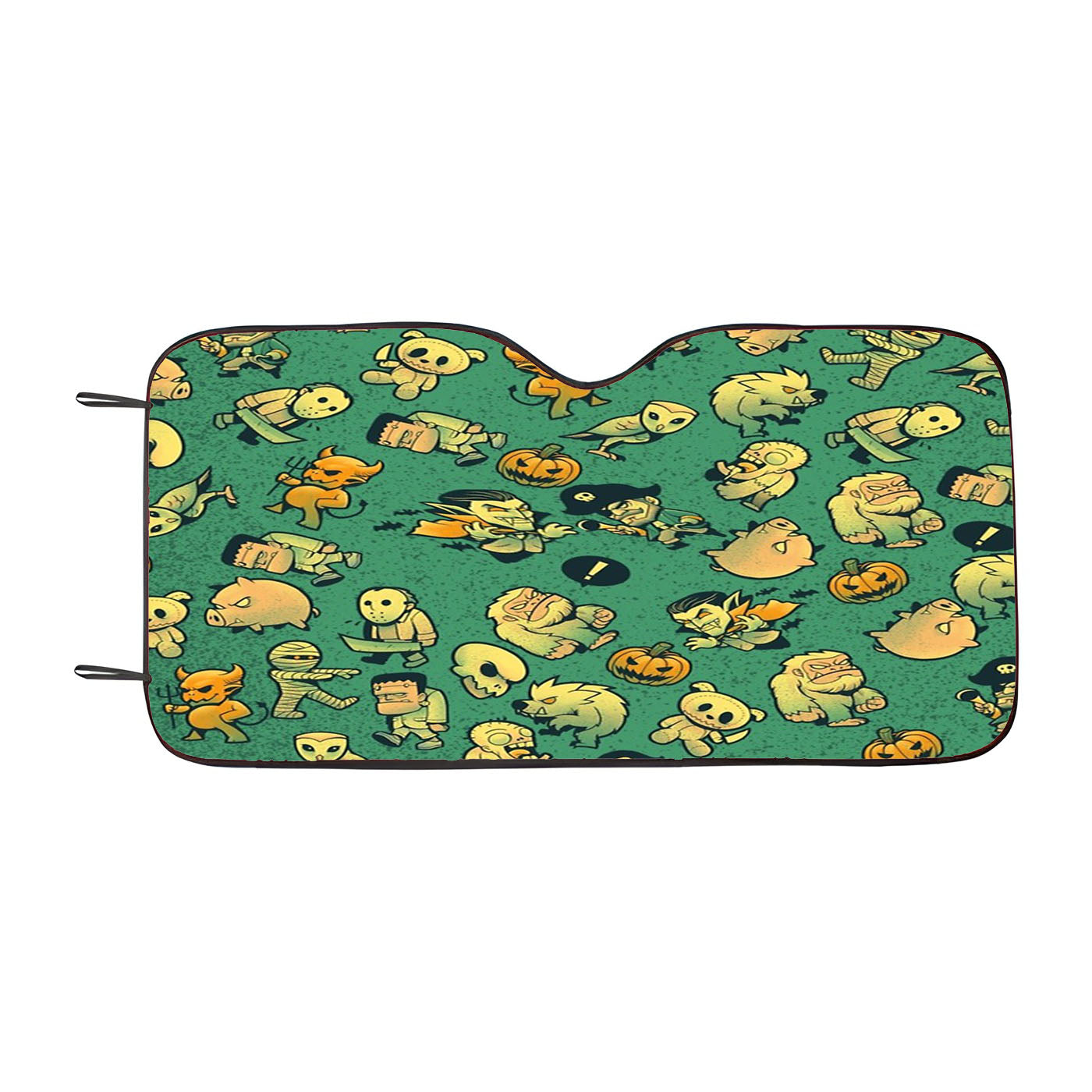 Terror Halloween Attack Car Auto Sun Shade Windshield Cover