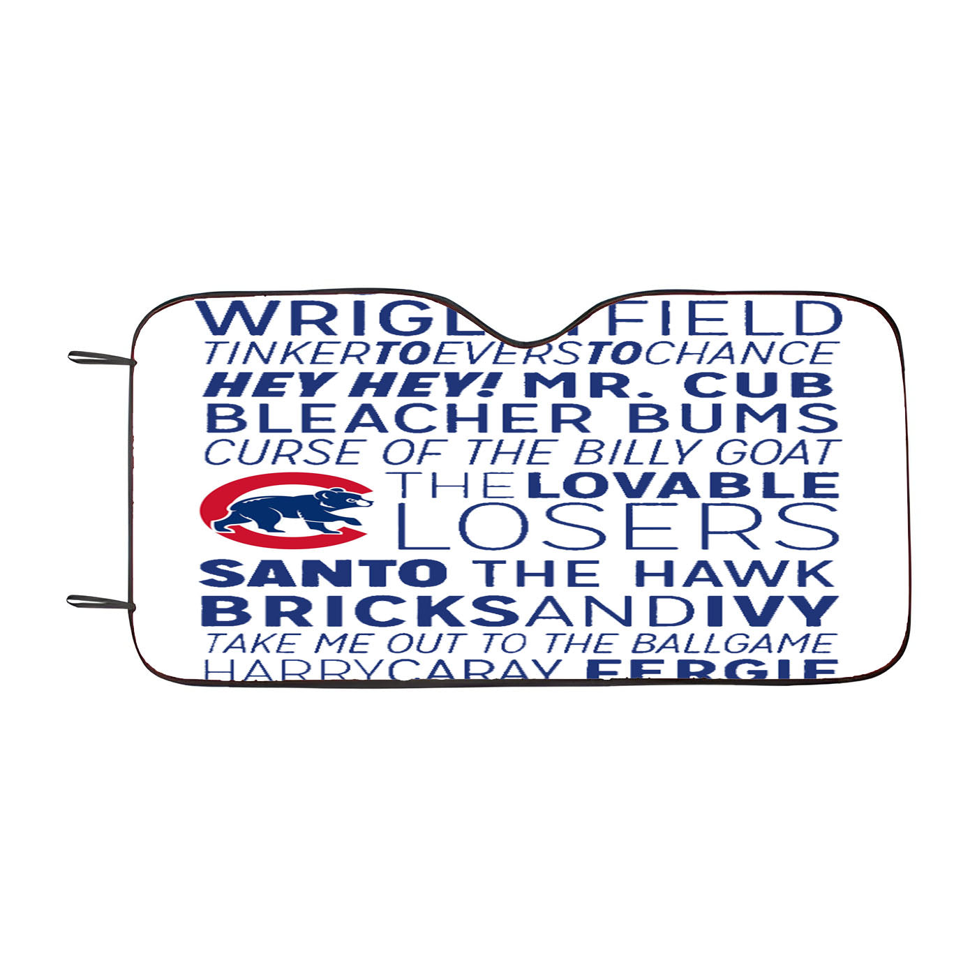 The Chicago Cubs 1876 Car Auto Sun Shade Windshield Cover