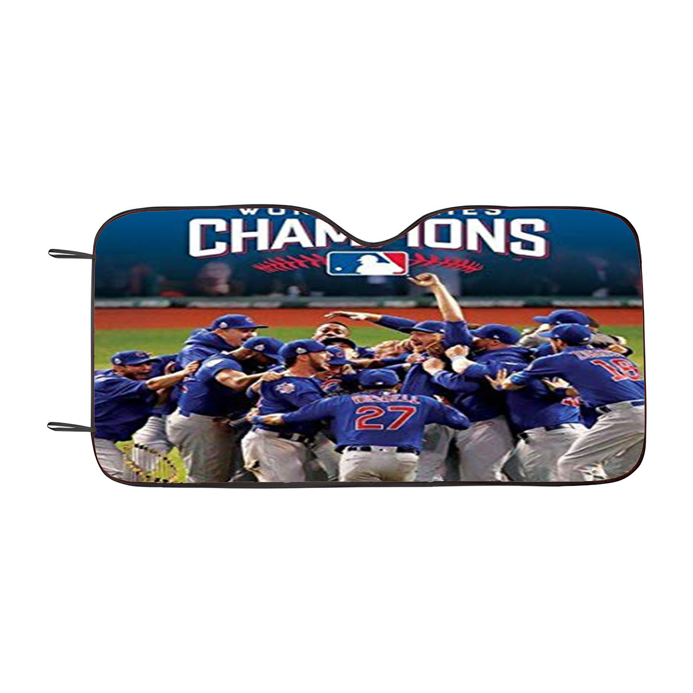 The Chicago Cubs Champions 2 Car Auto Sun Shade Windshield Cover