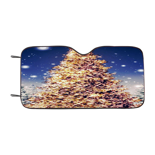 The Christmas Tree Car Auto Sun Shade Windshield Cover