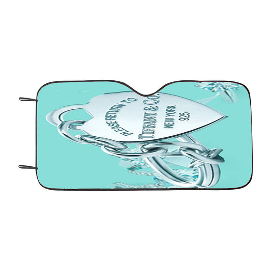 Tiffany And Co Emblem Car Auto Sun Shade Windshield Cover