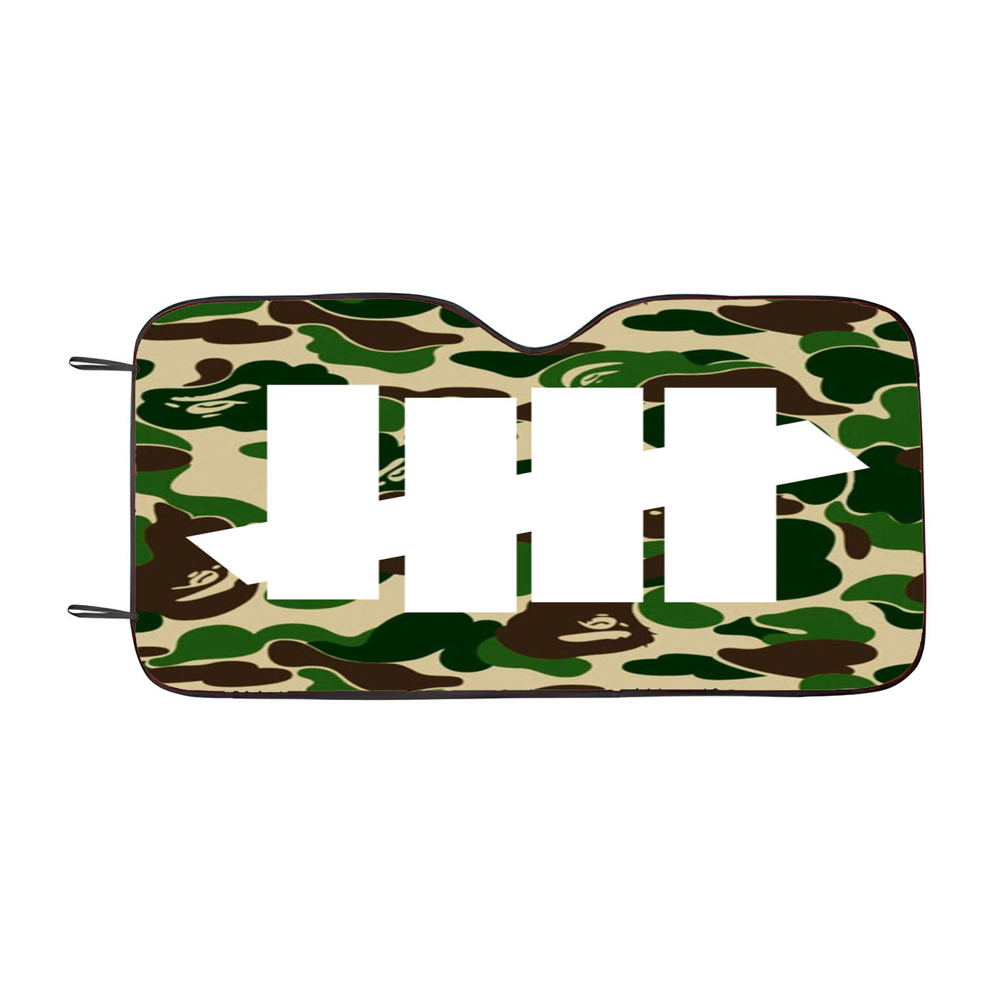 Undefeated Bape Shark Car Auto Sun Shade Windshield Cover