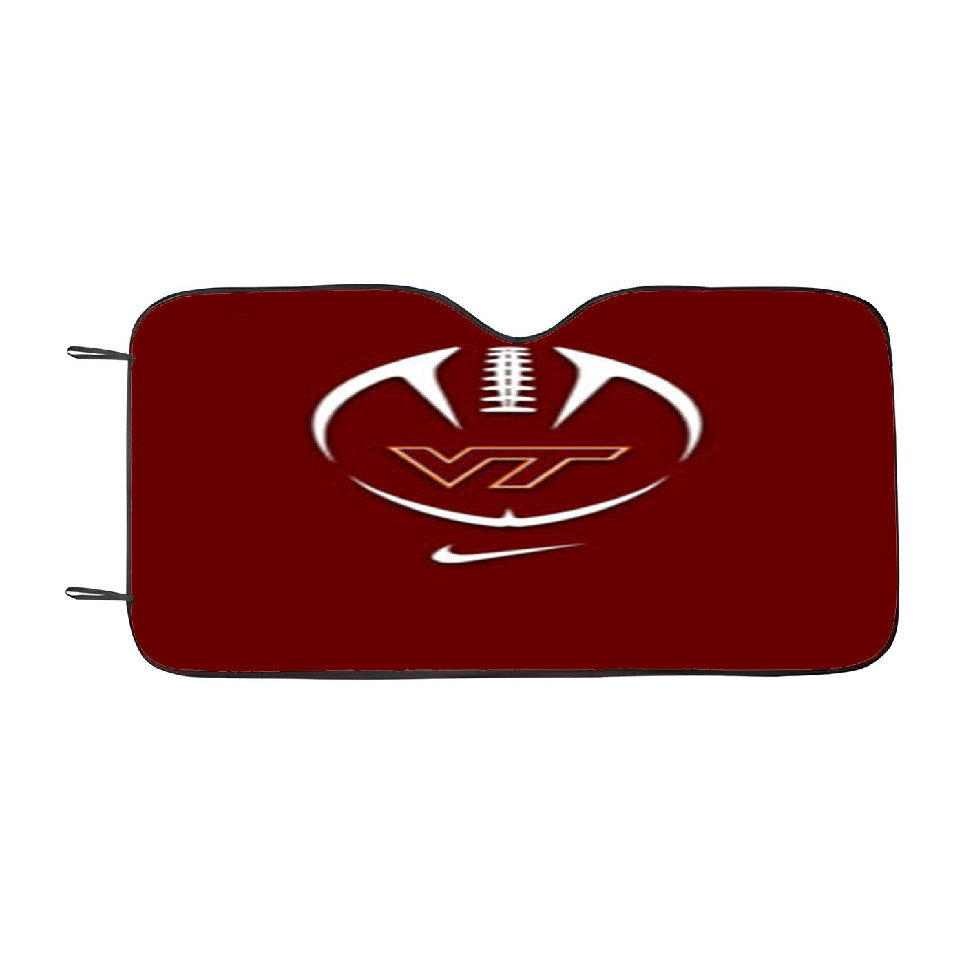 Virginia Tech Hokies Car Auto Sun Shade Windshield Cover