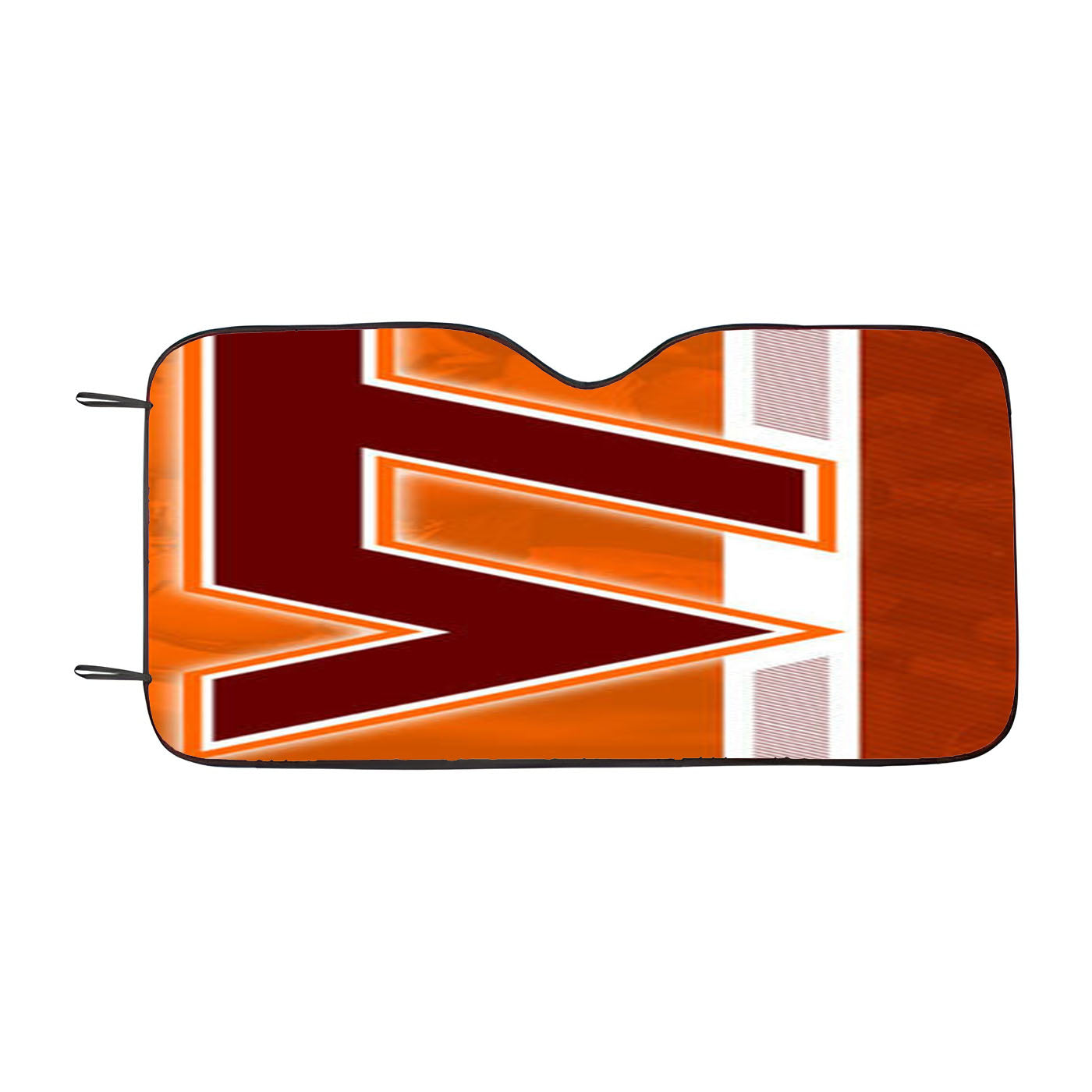 Virginia Tech Symbol Car Auto Sun Shade Windshield Cover