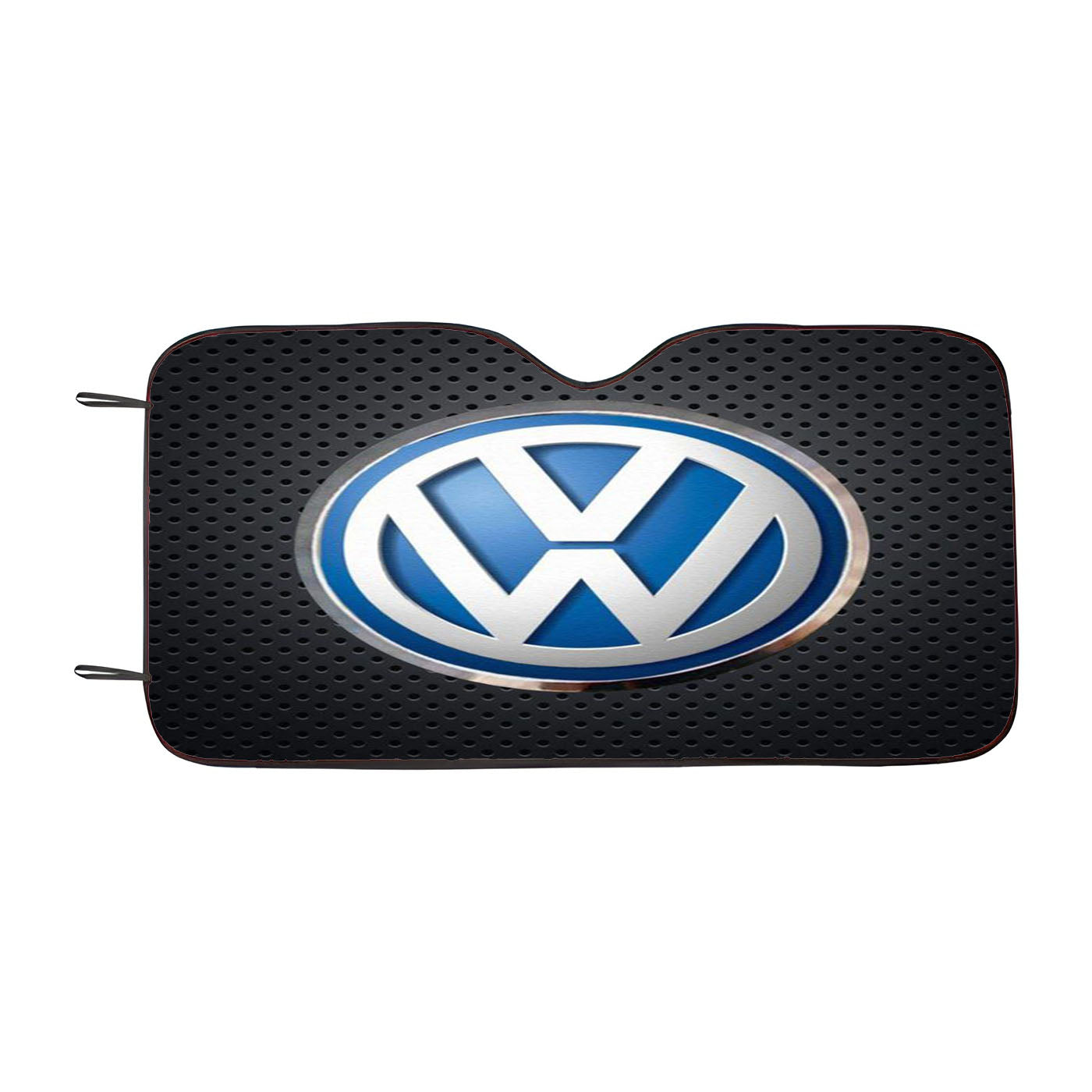 Vw Logo Black Carbon Car Auto Sun Shade Windshield Cover
