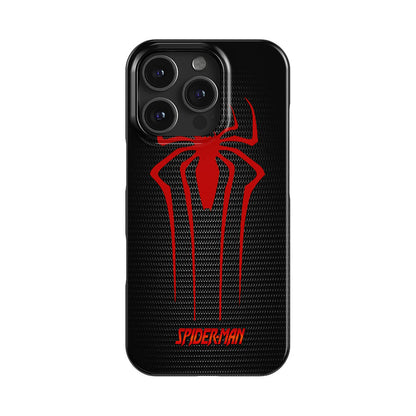 Spider Man Black Carbon Logo Google Pixel 9 Pro Case