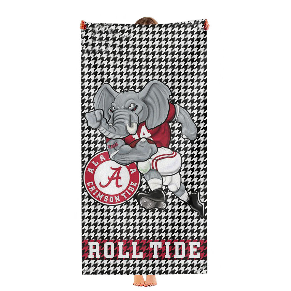 Alabama Crimson Roll Tide 2 Ultra-Soft Luxury Bathroom Towels