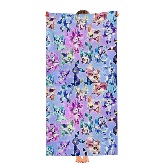 All Eevee Evolution Type Ultra-Soft Luxury Bathroom Towels