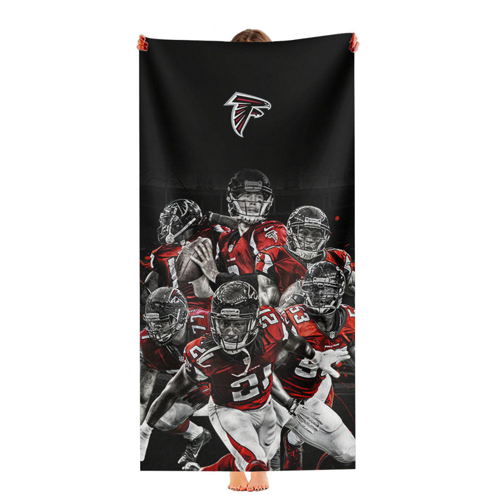 Atlanta Falcons Desktop Clipart Ultra-Soft Luxury Bathroom Towels