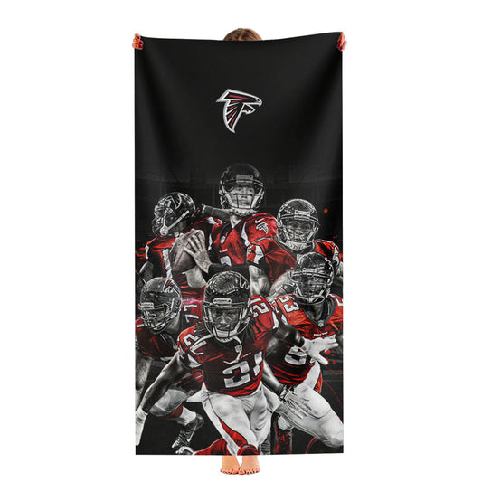 Atlanta Falcons Desktop Clipart Ultra-Soft Luxury Bathroom Towels