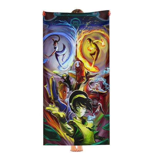 Avatar The Last Airbender Poster Art Ultra-Soft Luxury Bathroom Towels