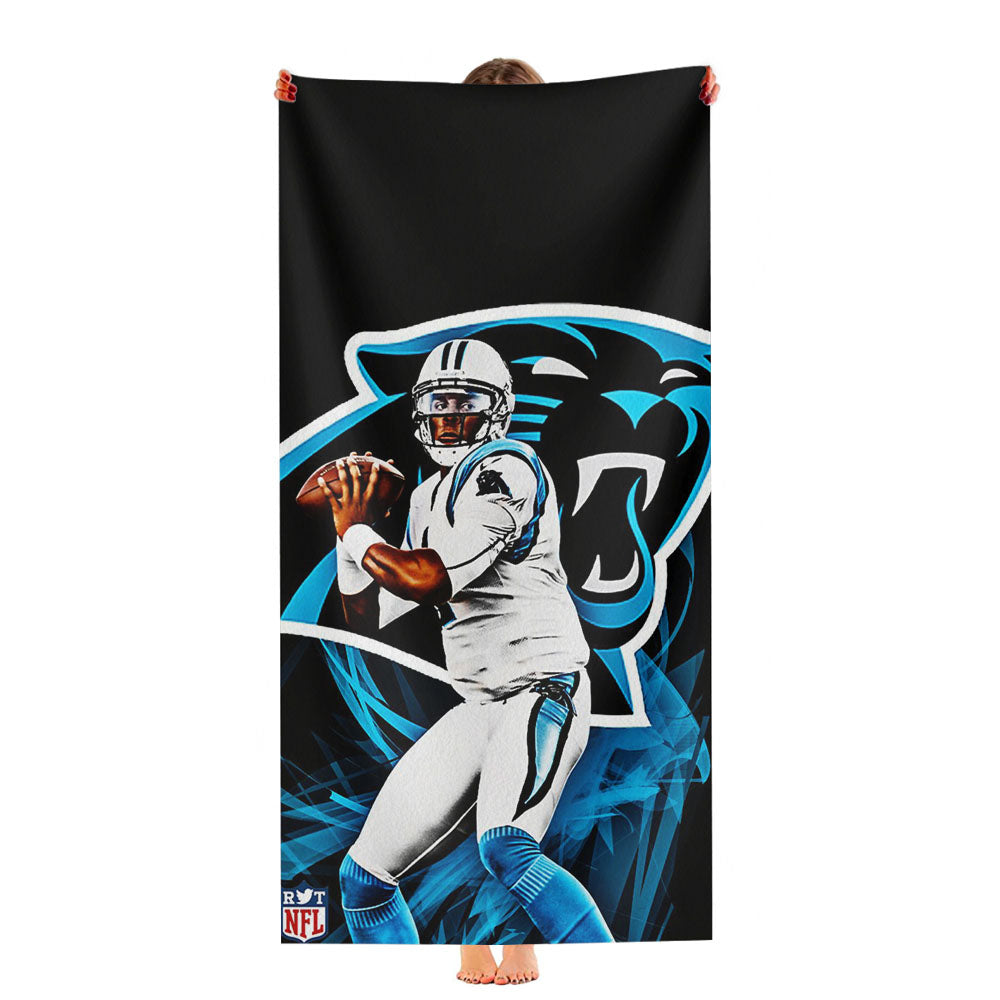 Cam Newton Carolina Panthers Ultra-Soft Luxury Bathroom Towels