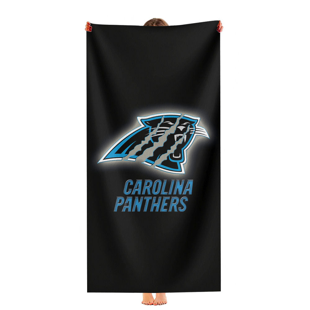 Carolina Panthers Logo Ultra-Soft Luxury Bathroom Towels