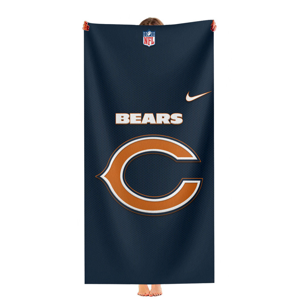 Chicago Bears Nfl 3 Ultra-Soft Luxury Bathroom Towels