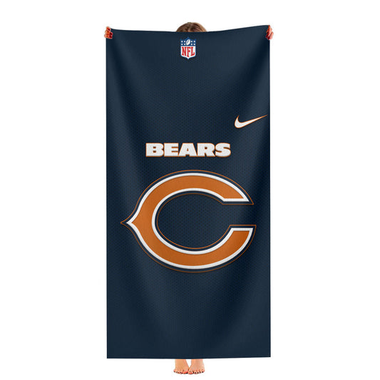 Chicago Bears Nfl 3 Ultra-Soft Luxury Bathroom Towels