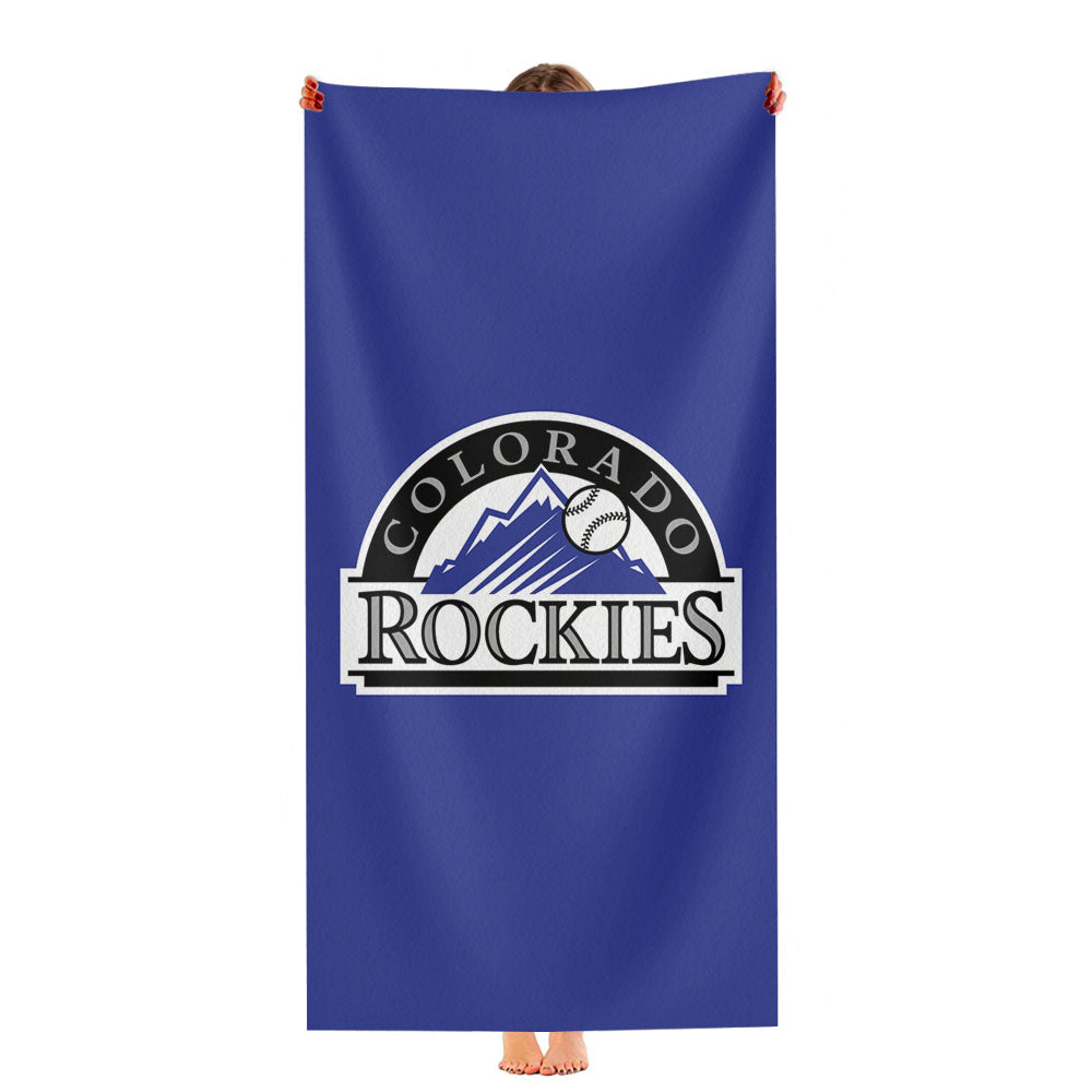 Colorado Rockies Logo Ultra-Soft Luxury Bathroom Towels