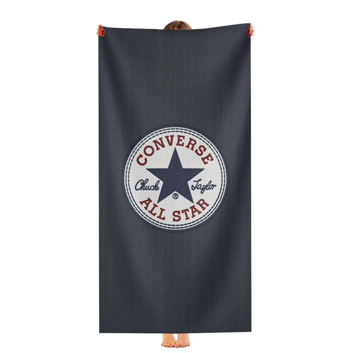Converse All Star Logo Soft Luxury Bathroom Towels