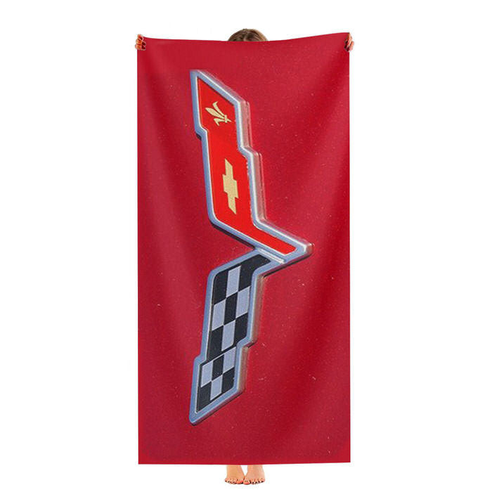 Corvette Flag Soft Luxury Bathroom Towels