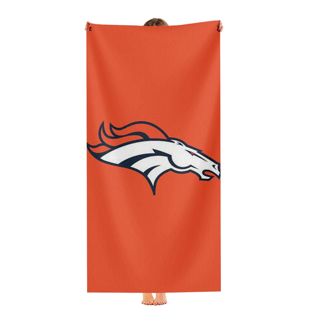 Denver Broncos Logo Ultra-Soft Luxury Bathroom Towels